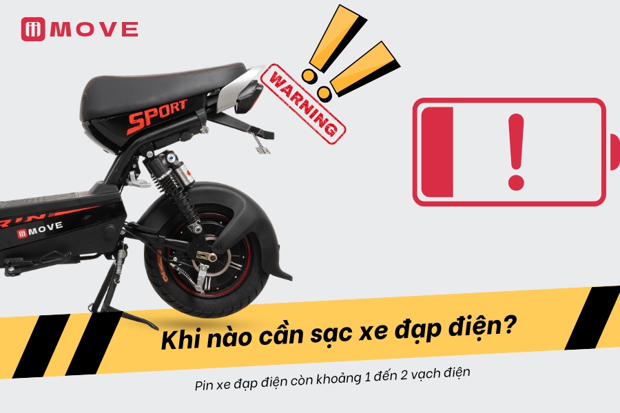 Thời điểm sạc xe đạp điện phù hợp