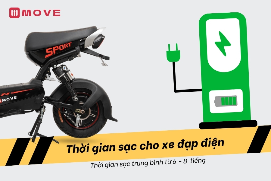 Thời gian sạc điện cho xe đạp điện