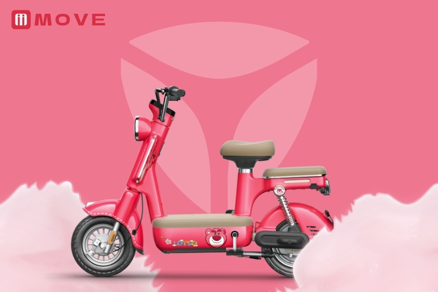 Xe đạp điện Yadea I8 gấu dâu