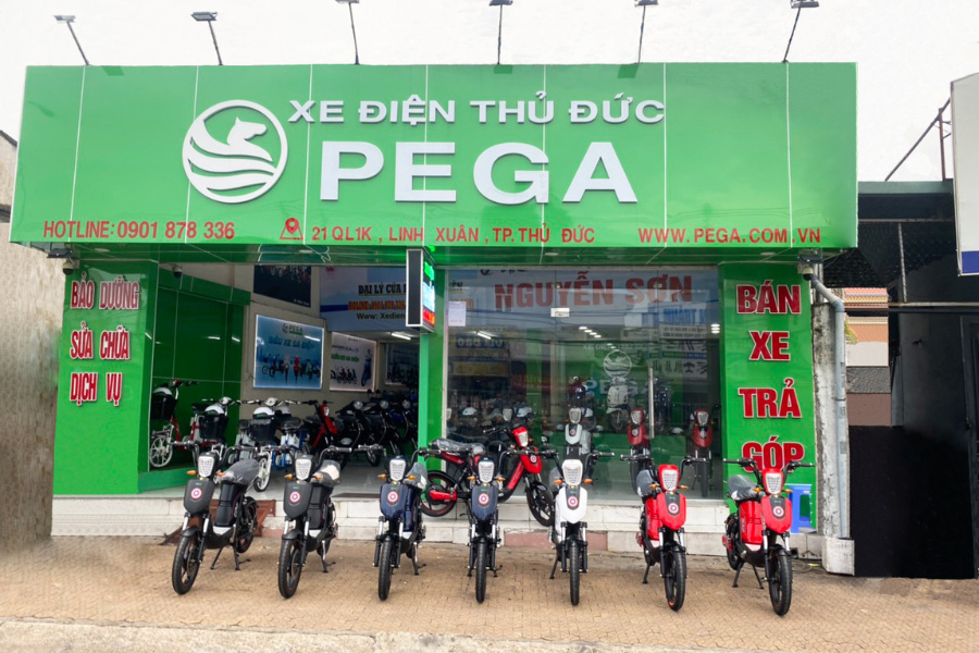 Cửa hàng xe đạp điện Pega